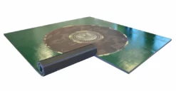 AK Athletic Equipment Wrestling Mats Your Design Digitally Printed 12' X 12' Roll Up Light Weight Wrestling Mat