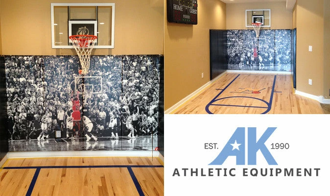 AK Athletic Equipment FlameSafe "Class A" Fire Rated Wood Backed Gym Wall Padding Panels 2' X 6' 11 AK Athletic Equipment FlameSafe "Class A" Fire Rated Wood Backed Gym Wall Padding Panels 2' X 6'